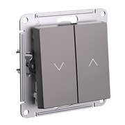 Systeme Electric AtlasDesign мокко выключатель 2-клавишный жалюзи, 10А, механизм ATN000619