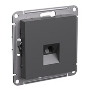 Systeme Electric AtlasDesign базальт розетка телефонная RJ11, механизм ATN001481