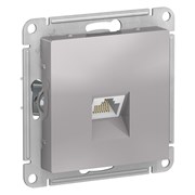 Systeme Electric AtlasDesign алюминий розетка компьютерная RJ45, кат. 6A, механизм ATN000386