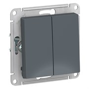 Systeme Electric AtlasDesign грифель выключатель 2-клавишный с самовозвратом, сх.2, 10А, механизм ATN000717