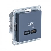 Systeme Electric AtlasDesign грифель USB розетка тип-C 65W высокоскор.заряд. QC, PD, механизм ATN000727