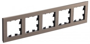 Systeme Electric AtlasDesign Nature Металл латунь Рамка 5-ая, универсальная ATN312205