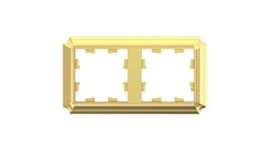 Systeme Electric AtlasDesign Antique Золото Рамка 2-ая, универсальная ATN101602