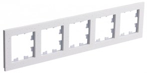 Systeme Electric AtlasDesign Nature мрамор крем роял рамка 5-ая, универсальная ATN343105