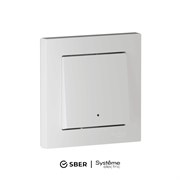 Systeme Electric AtlasDesign Smart Белый Выключатель 1-кл с подсв., Zigbee, сх.1, L+N, 10А, мех. ATN000113Z