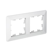 Systeme Electric AtlasDesign Air Лотос/дымчатый белый Рамка 2-ая ATN221302