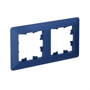 Systeme Electric AtlasDesign Air Аквамарин/дымчатый черный Рамка 2-ая ATN221102