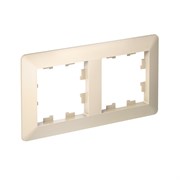 Systeme Electric AtlasDesign Air Бежевый/дымчатый белый Рамка 2-ая ATN220202