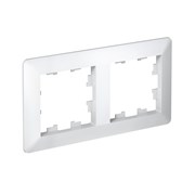 Systeme Electric AtlasDesign Air Белый/дымчатый белый Рамка 2-ая ATN220102