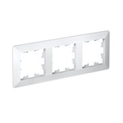 Systeme Electric AtlasDesign Air Белый/дымчатый белый Рамка 3-ая ATN220103