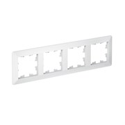 Systeme Electric AtlasDesign Air Лотос/дымчатый белый Рамка 4-ая ATN221304