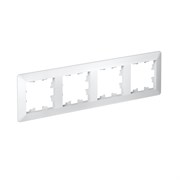 Systeme Electric AtlasDesign Air Белый/дымчатый белый Рамка 4-ая ATN220104