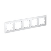 Systeme Electric AtlasDesign Air Белый/дымчатый белый Рамка 5-ая ATN220105