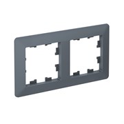 Systeme Electric AtlasDesign Air Грифель/дымчатый черный Рамка 2-ая ATN220702