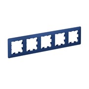 Systeme Electric AtlasDesign Air Аквамарин/дымчатый черный Рамка 5-ая ATN221105