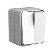 Systeme Electric AtlasDesign Profi54 Наруж Серый Выключатель 2-клавишный 10 АХ ATN543051