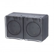 Systeme Electric AtlasDesign Profi54 наружный антрацит розетка 2-ая с заземлением, со шт., 16А 250B ATN544026