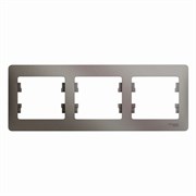 Glossa платина рамка 3-ая, горизонтальная GSL001203