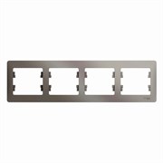 Glossa платина рамка 4-ая, горизонтальная GSL001204