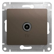 Glossa шоколад розетка TV коннектор GSL000893