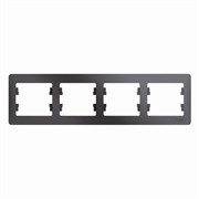 Glossa графит рамка 4-ая, горизонтальная GSL001304