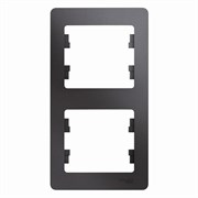 Glossa графит рамка 2-ая, вертикальная GSL001306