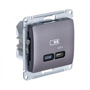 Glossa сиреневый туман USB розетка тип-C 65W высокоскоростная зарядка QC, PD, механизм GSL001427