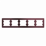 Glossa баклажановый рамка 5-ая, горизонтальная GSL001105