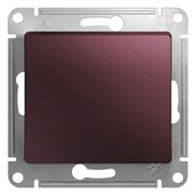 Glossa баклажановый выключатель 1-клавишный, сх.1, 10AX GSL001111