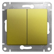 Glossa фисташковый переключатель 2-клавишный, сх.6,10AX GSL001065