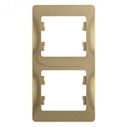 Рамка 2-м Glossa вертикал. титан SE GSL000406 pe553547