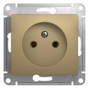 Розетка 1-м СП Glossa 16А IP20 без заземл. механизм титан SE GSL000441 pe555402
