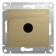 GLOSSA TV РОЗЕТКА проходная 4DB, механизм, ТИТАН C3(2) GSL000492 pe588926
