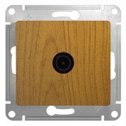 Glossa дерево дуб розетка TV проходная 4DB GSL000592