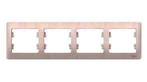 Systeme Electric Glossa Сосна Рамка 4-ая, горизонтальная GSL001504
