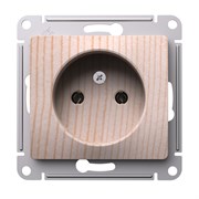 Systeme Electric Glossa Сосна Розетка без заземления, 16А, механизм GSL001541