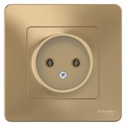 Blanca внутренняя титан розетка без заземления без шторок 16А, 250В BLNRS000014