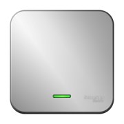 Blanca наружняя алюминий переключатель 1-клавишный с подсветкой 10А, 250B, изолированная пластина BLNVA106113