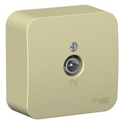 Blanca наружняя бежевый Коннектор TV изолированная пластина BLNTA000017