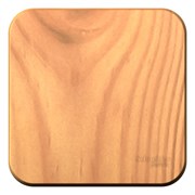 Blanca наружняя ясень выключатель 1-клавишный с самовозвратом, 10А, 250В, изолированная пластина BLNCA101015