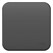 Blanca наружняя антрацит переключатель 1-клавишный 10А, 250B, изолированная пластина BLNVA106016