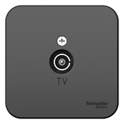 Blanca наружняя антрацит розетка TV, изолированная пластина BLNTA000016