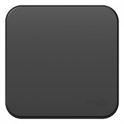 Blanca наружняя антрацит выключатель 1-клавишный с самовозвратом, 10А, 250В, изолированная пластина BLNCA101016