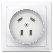Blanca внутренняя белый розетка силовая 3Р+N, 32А, 400В BLNSR003241