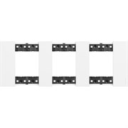 BTicino Living now белый рамка немецкий стандарт 3 поста (2+2+2 мод) KA4802M3KW