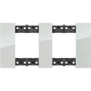 BTicino Living now Небо рамка немецкий стандарт 2 поста (2+2 мод) KA4802M2DA