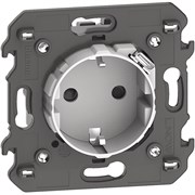 BTicino Living now белый розетка комби немецкого стандарта 2R+З со встр заряд устройством USB C ~250В 16А/=5В 15А 2 мод KW4141USB