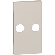 BTicino Living now песочный лицевая панель для TV розеток с 2 отверстиями 2 мод KM25M2