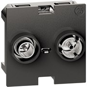 BTicino Living now розетка TV-SAT звезда 2 мод K4217M2D