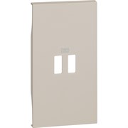 BTicino Living now песочный лицевая панель для зарядных устройств USB 2 мод KM12C